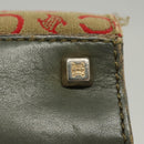 CELINE C Macadam Canvas Hand Bag Beige Gold Auth 118212-9