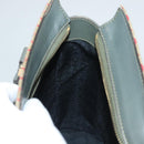 CELINE C Macadam Canvas Hand Bag Beige Gold Auth 118212-20