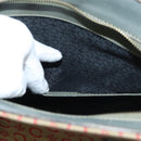 CELINE C Macadam Canvas Hand Bag Beige Gold Auth 118212-21