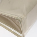 Salvatore Ferragamo Shoulder Bag Vinyl Clear Beige Auth 118213-13