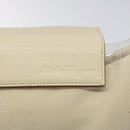 Salvatore Ferragamo Shoulder Bag Vinyl Clear Beige Auth 118213-14
