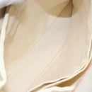 Salvatore Ferragamo Shoulder Bag Vinyl Clear Beige Auth 118213-16