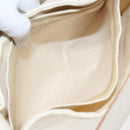 Salvatore Ferragamo Shoulder Bag Vinyl Clear Beige Auth 118213-19