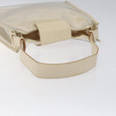 Salvatore Ferragamo Shoulder Bag Vinyl Clear Beige Auth 118213-7