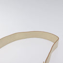 Salvatore Ferragamo Shoulder Bag Vinyl Clear Beige Auth 118213-8