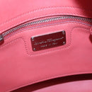 Salvatore Ferragamo Hand Bag Leather 2way Pink Silver Auth 118214-19