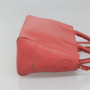 Salvatore Ferragamo Hand Bag Leather 2way Pink Silver Auth 118214-3
