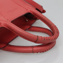 Salvatore Ferragamo Hand Bag Leather 2way Pink Silver Auth 118214-7