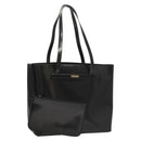 GUCCI Shoulder Bag Enamel Black 000 2058 0559 0 Auth 118218-1