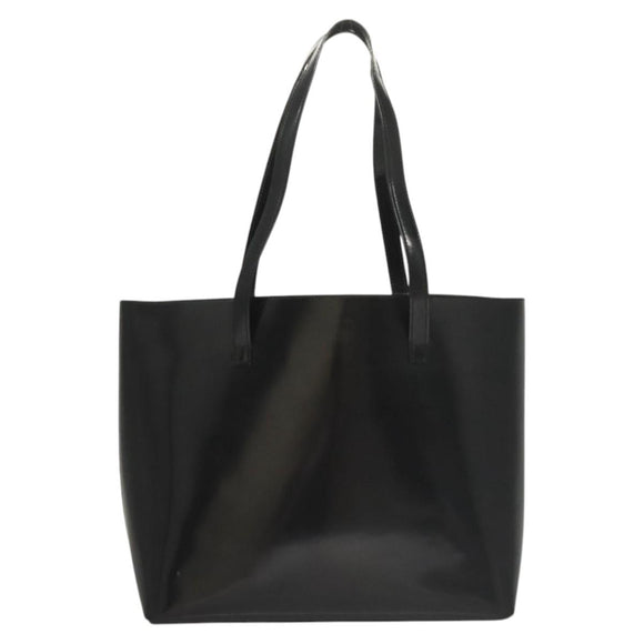 GUCCI Shoulder Bag Enamel Black 000 2058 0559 0 Auth 118218