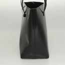 GUCCI Shoulder Bag Enamel Black 000 2058 0559 0 Auth 118218-3