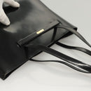 GUCCI Shoulder Bag Enamel Black 000 2058 0559 0 Auth 118218-6