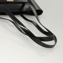 GUCCI Shoulder Bag Enamel Black 000 2058 0559 0 Auth 118218-7