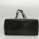 GUCCI Shoulder Bag Enamel Black 000 2058 0559 0 Auth 118218-5