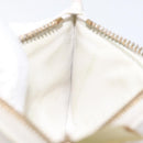 BOTTEGA VENETA MAXI INTRECCIATO Coin Purse Leather White Gold Auth 118221-12