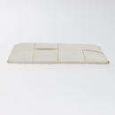 BOTTEGA VENETA MAXI INTRECCIATO Coin Purse Leather White Gold Auth 118221-4