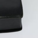 VALENTINO Hand Bag Leather 2way Black Gold Auth 118234-14