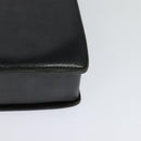 VALENTINO Hand Bag Leather 2way Black Gold Auth 118234-16