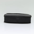 VALENTINO Hand Bag Leather 2way Black Gold Auth 118234-5