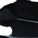 VALENTINO Shoulder Bag Leather Navy Gold Auth 118235-18