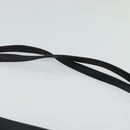 VALENTINO Shoulder Bag Leather Navy Gold Auth 118235-8