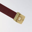 LOUIS VUITTON Multicolor Ceinture Care Belt 37.8"" White M9682 LV Auth 118241-9