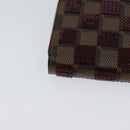 LOUIS VUITTON Damie Payette Zippy Wallet Long Wallet Red N63174 LV Auth 118242V-15
