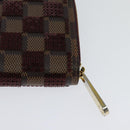LOUIS VUITTON Damie Payette Zippy Wallet Long Wallet Red N63174 LV Auth 118242V-16