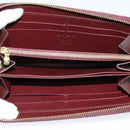 LOUIS VUITTON Damie Payette Zippy Wallet Long Wallet Red N63174 LV Auth 118242V-9