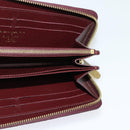 LOUIS VUITTON Damie Payette Zippy Wallet Long Wallet Red N63174 LV Auth 118242A-18