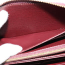 LOUIS VUITTON Damie Payette Zippy Wallet Long Wallet Red N63174 LV Auth 118242A-20
