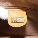 GUCCI Micro GG Supreme Hand Bag PVC 2way Beige Gold 002 123 0033 Auth 118246-20