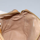 GUCCI Micro GG Supreme Hand Bag PVC 2way Beige Gold 002 123 0033 Auth 118246-22