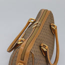 GUCCI Micro GG Supreme Hand Bag PVC 2way Beige Gold 002 123 0033 Auth 118246-6