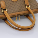 GUCCI Micro GG Supreme Hand Bag PVC 2way Beige Gold 002 123 0033 Auth 118246-7
