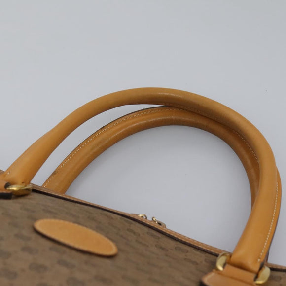 GUCCI Micro GG Supreme Hand Bag PVC 2way Beige Gold 002 123 0033 Auth 118246