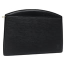 LOUIS VUITTON Epi Trousse Crete Pouch Black M48402 LV Auth 118247-1