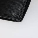 LOUIS VUITTON Epi Trousse Crete Pouch Black M48402 LV Auth 118247-15