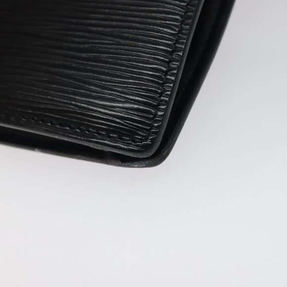 LOUIS VUITTON Epi Trousse Crete Pouch Black M48402 LV Auth 118247