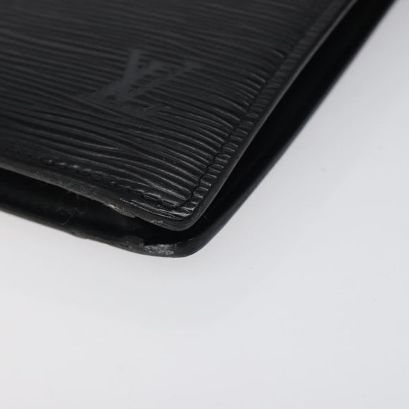 LOUIS VUITTON Epi Trousse Crete Pouch Black M48402 LV Auth 118247
