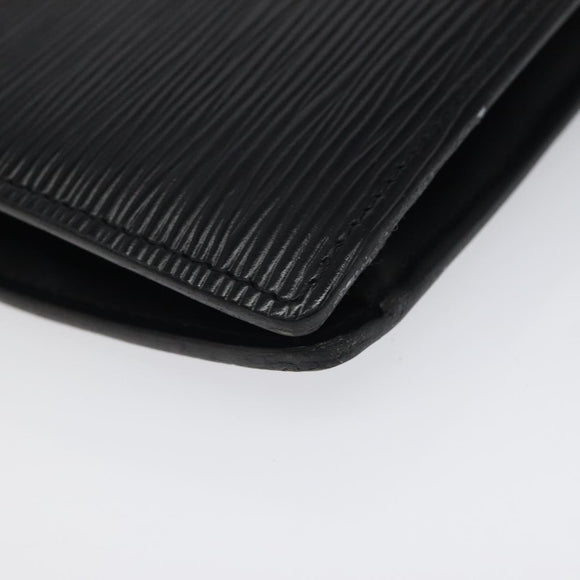 LOUIS VUITTON Epi Trousse Crete Pouch Black M48402 LV Auth 118247