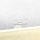 LOUIS VUITTON Vernis Pochette lagoon Glasses Case Perle M91801 LV Auth 118256-17