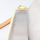 LOUIS VUITTON Vernis Pochette lagoon Glasses Case Perle M91801 LV Auth 118256-19