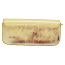 LOUIS VUITTON Vernis Pochette lagoon Glasses Case Perle M91801 LV Auth 118256-2
