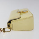 LOUIS VUITTON Vernis Pochette lagoon Glasses Case Perle M91801 LV Auth 118256-4