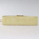 LOUIS VUITTON Vernis Pochette lagoon Glasses Case Perle M91801 LV Auth 118256-6