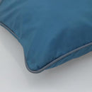 PRADA Shoulder Bag Nylon Blue Silver Auth 118258-15