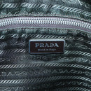 PRADA Shoulder Bag Nylon Blue Silver Auth 118258-19