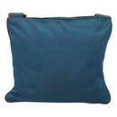 PRADA Shoulder Bag Nylon Blue Silver Auth 118258-2