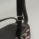 MCM Vicetos Logogram Backpack PVC Leather Pink Silver Auth 118259-18